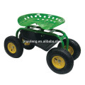 asiento de jardín con ruedas carro de asiento de tractor de jardín carro de jardín eléctrico